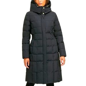 NWOT Cole Haan Hooded Long Puffer Coat Parka